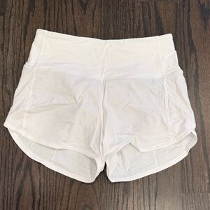 NWOT Lululemon High Rise Speed Up Shorts